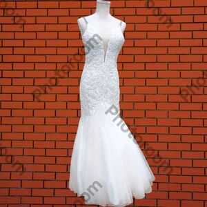 Glpw Sophisticated White Mermaid Gown
